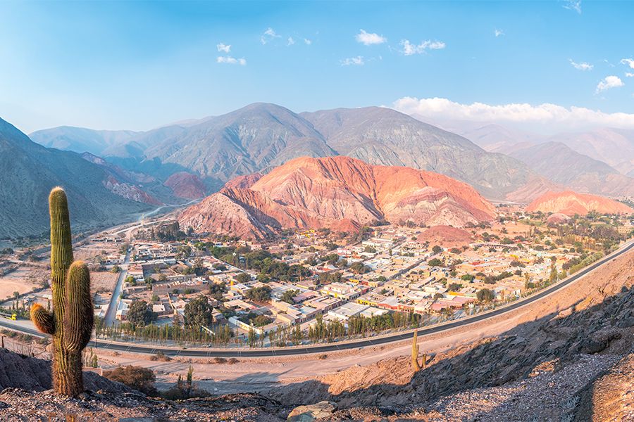Formaciones geológicas en la Quebrada de las Conchas camino a Cafayate