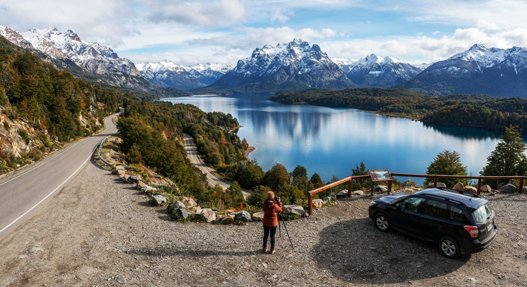 Lago Machónico: una parada fotográfica panorámica imprescindible desde el arcén de la Ruta 40.