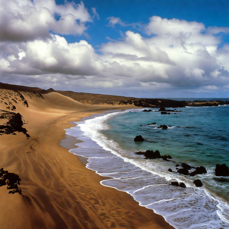 Ensenada arqueológica de Playa Puerto Inca en la costa de Caravelí Arequipa