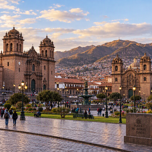 La Plaza de Armas de Cusco - El ombligo del mundo andino donde conviven muros incas y templos barrocos