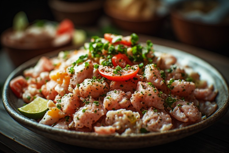 Ceviche Plato Típico Peruano