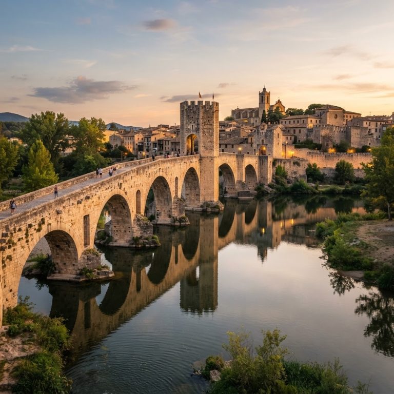 El puente y la villa medieval