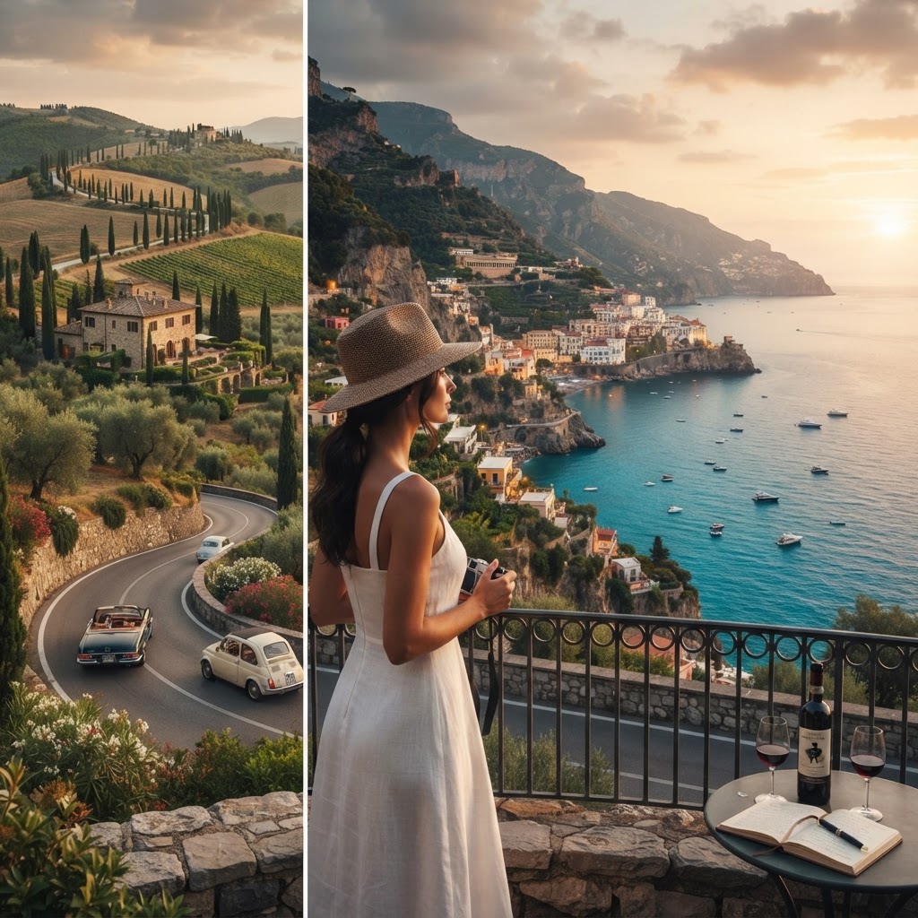 Esencia Italiana: De la Toscana al Azul de Amalfi