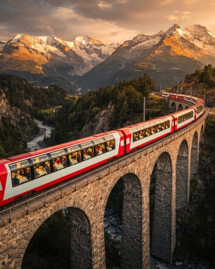 Suiza · Travesía en el Glacier Express Excellence Class