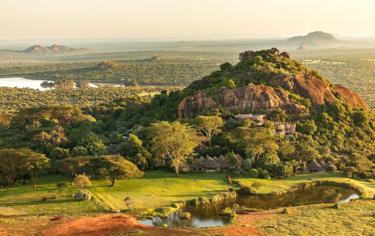 Vuelo hacia las Tierras Altas de Laikipia