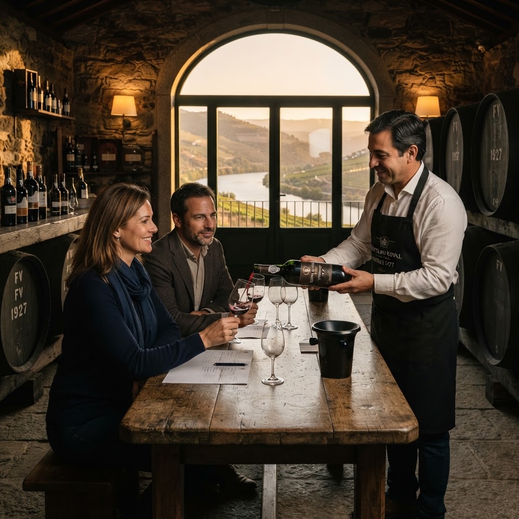 Cata de Oporto en las bodegas del Duero