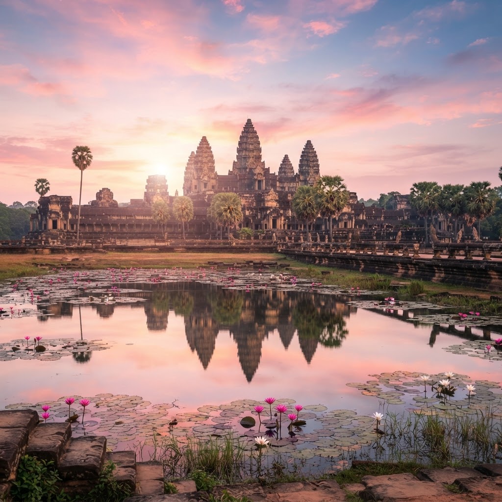 Excursión privada a Angkor Wat al amanecer