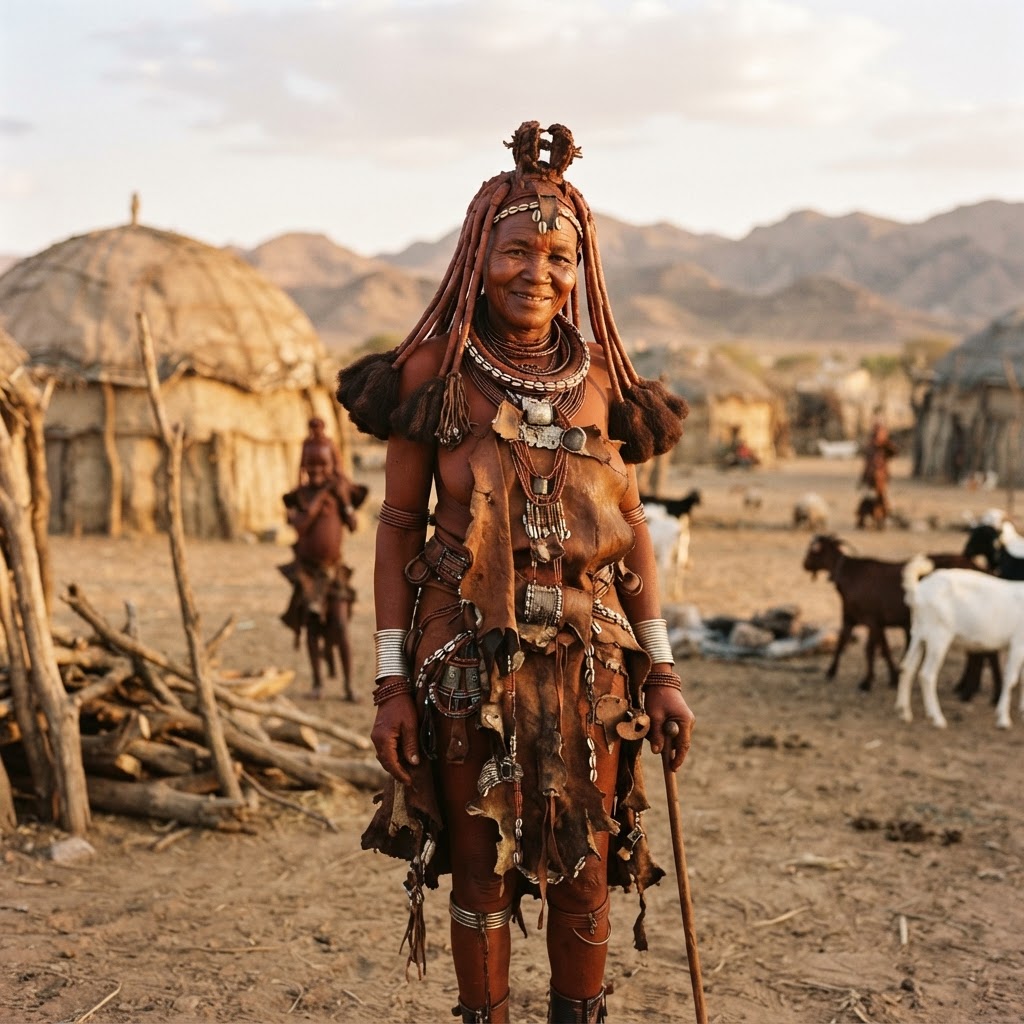 Himba de Namibia: el pueblo rojo del desierto