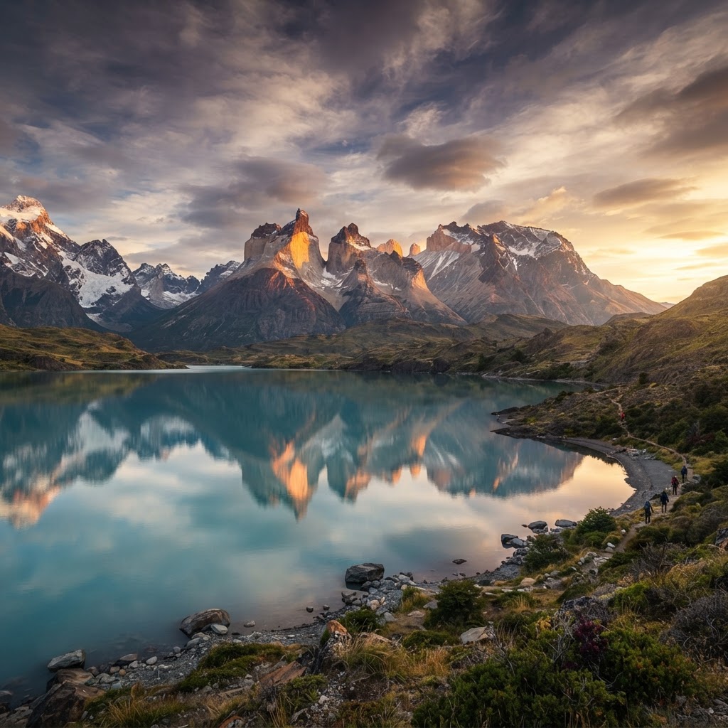 Patagonia indómita con explorador
