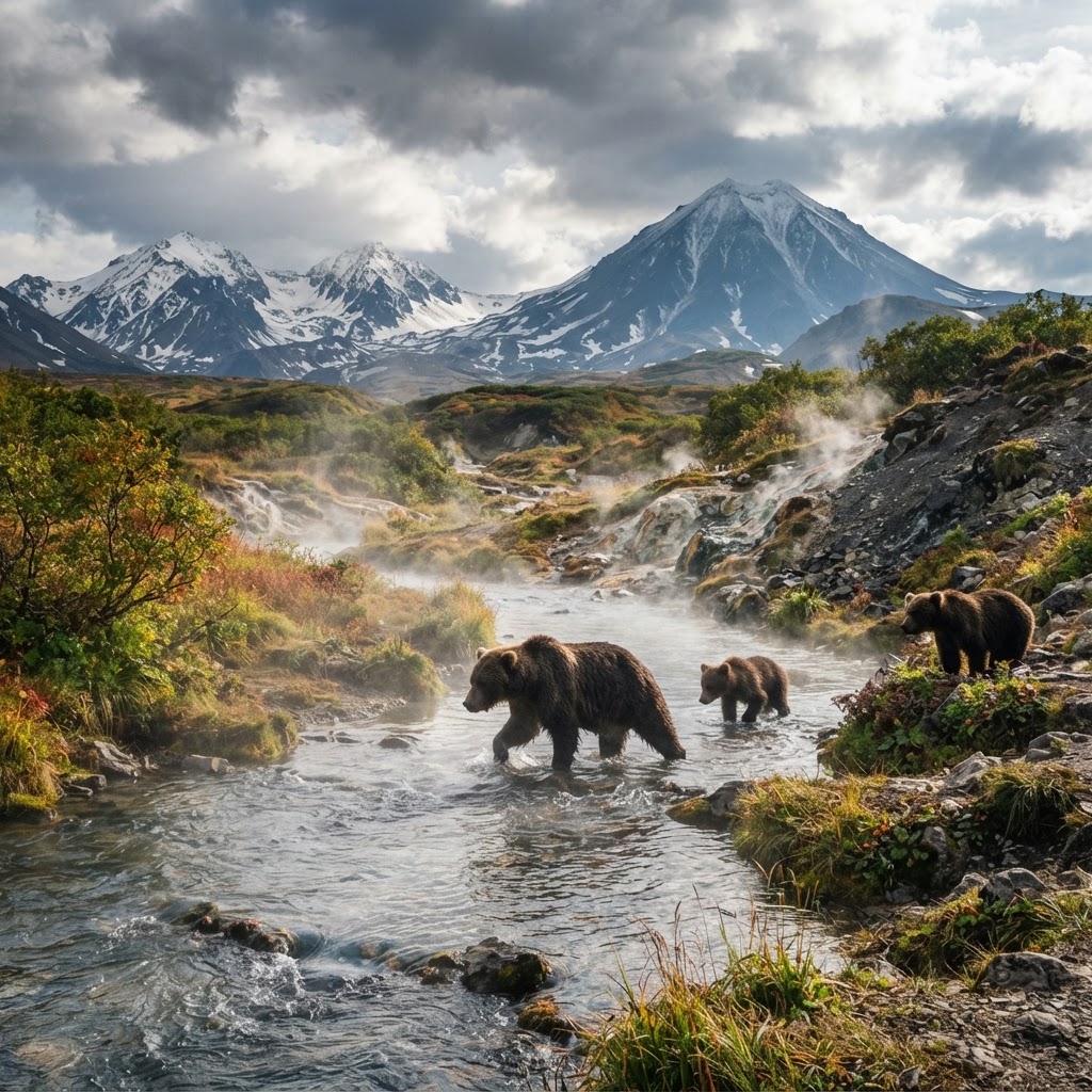 Caminata con osos en Kamchatka
