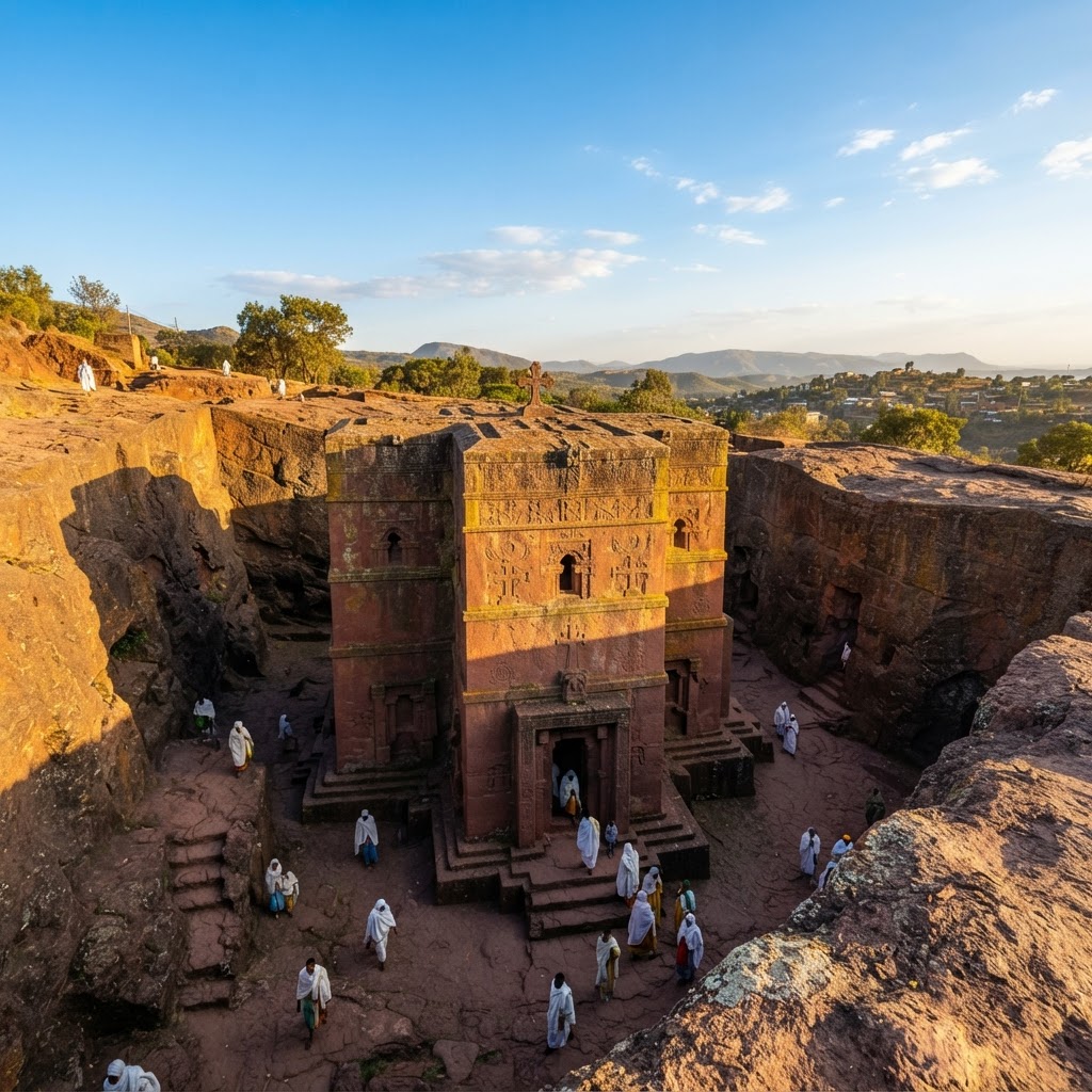 Etiopía: iglesias rupestres de Lalibela