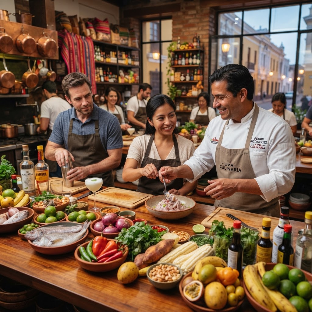 Clase magistral con chef en Lima