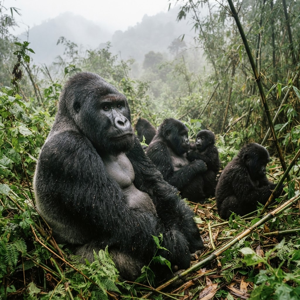 Encuentro con gorilas en Ruanda